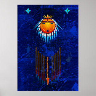 Póster Fuego aéreo