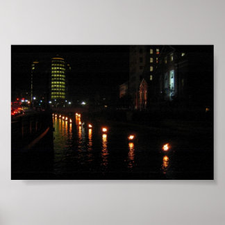 Póster fuego de agua provisoria