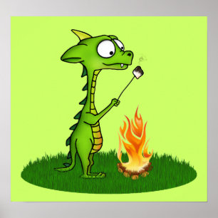 Póster Fuego de dragón