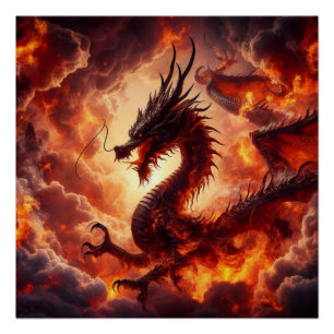 Póster Fuego de Dragón