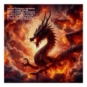 Póster Fuego de Dragón