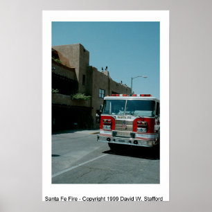 Póster Fuego de Santa Fe