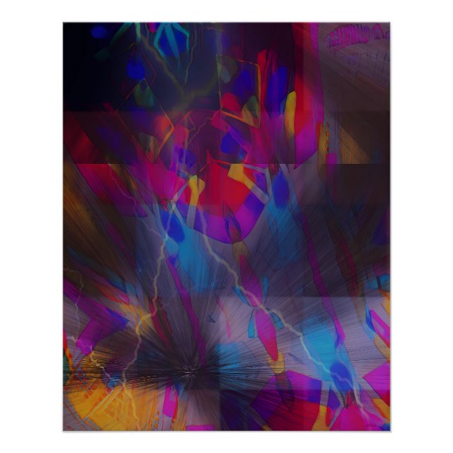 Póster Fuego demoníaco (Anverso)