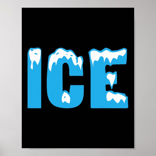 Póster Fuego divertido y disfraz de hielo en la familia d (Frente)