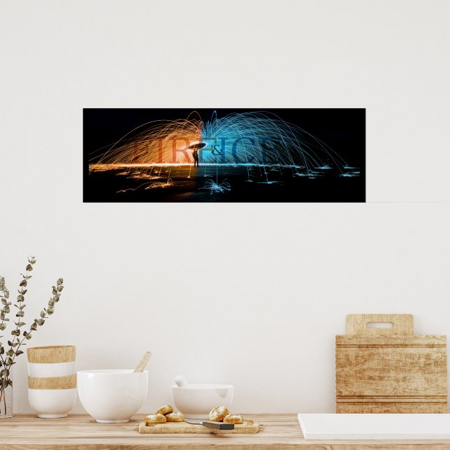 Póster Fuego e Hielo (Cocina)