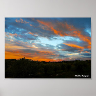 Póster Fuego en el cielo