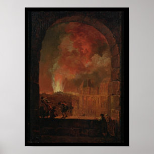 Póster Fuego en la ópera del Palais Royal