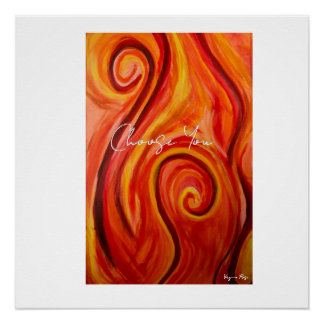Póster Fuego interior