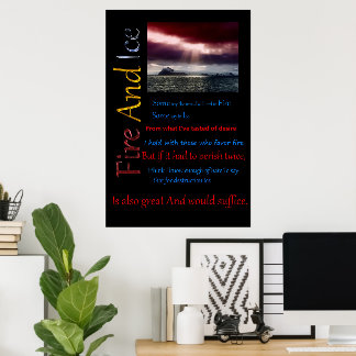 Póster Fuego Y Agua De Hielo