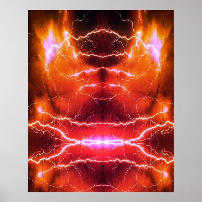 Póster Fuego y azufre (Frente)