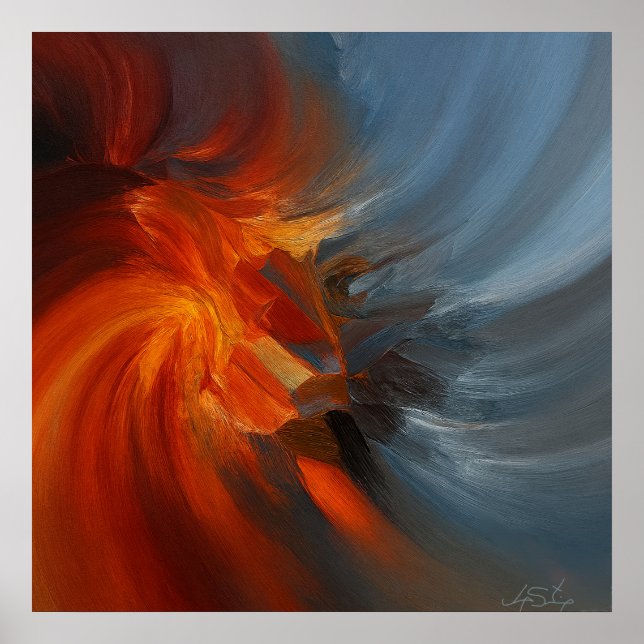 Póster Fuego y Hielo (Frente)