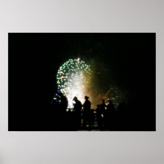 Póster Fuegos artificiales (Frente)
