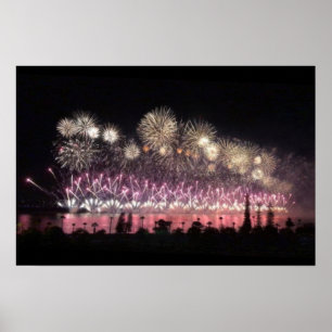 Póster Fuegos artificiales