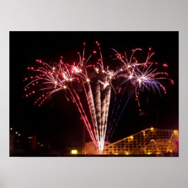 Póster fuegos artificiales