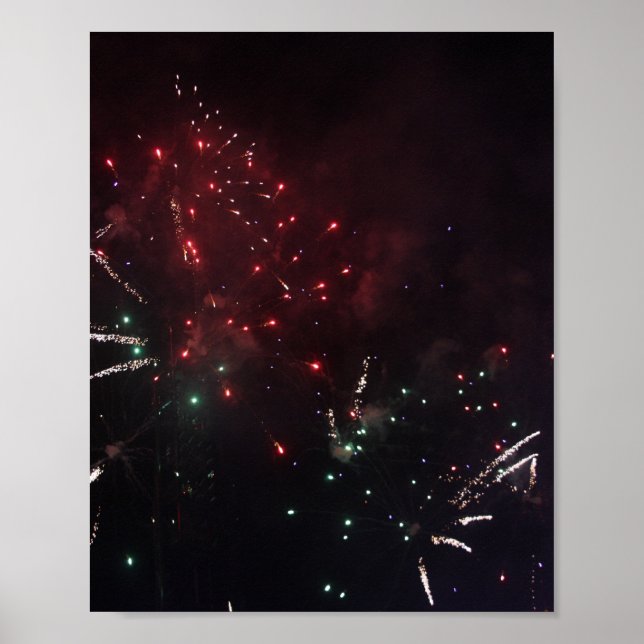 Póster Fuegos artificiales (Frente)