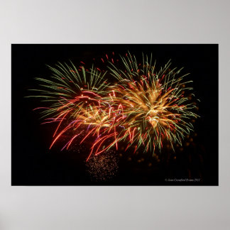 Póster Fuegos artificiales 2