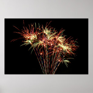Póster Fuegos artificiales 4