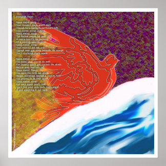 Póster Fuegos artificiales abajo