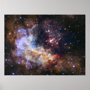 Póster Fuegos artificiales celestes - Westerlund 2