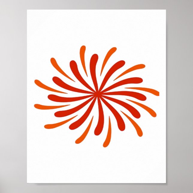 Póster Fuegos Artificiales Clásico (Frente)