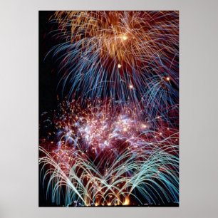 Póster Fuegos artificiales por tdgallery