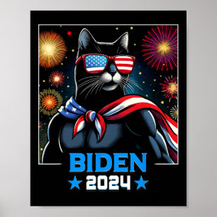 Póster Fuegos artificiales Presidente de los Estados Unid