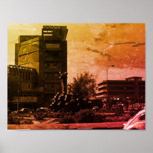Póster Fuente antigua de Bagdad Irak