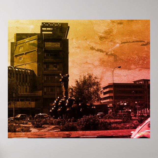 Póster Fuente antigua de Bagdad Irak (Frente)
