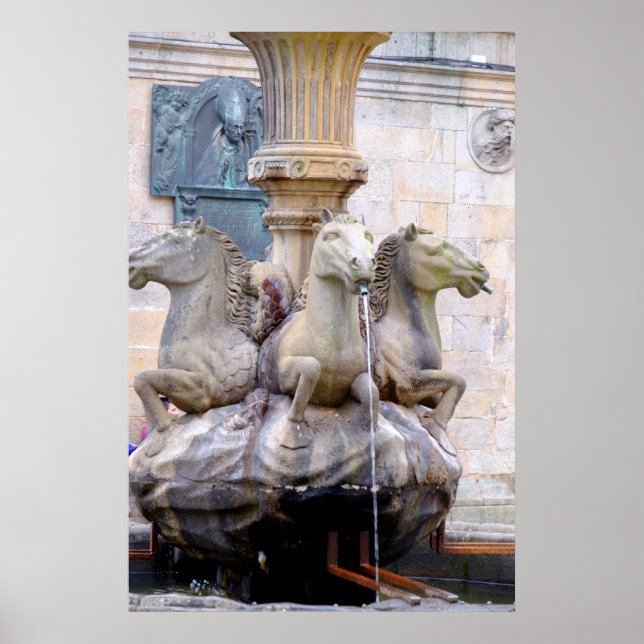 Póster Fuente de Caballo, España (Frente)