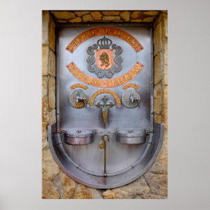 Póster Fuente de Irache Wine