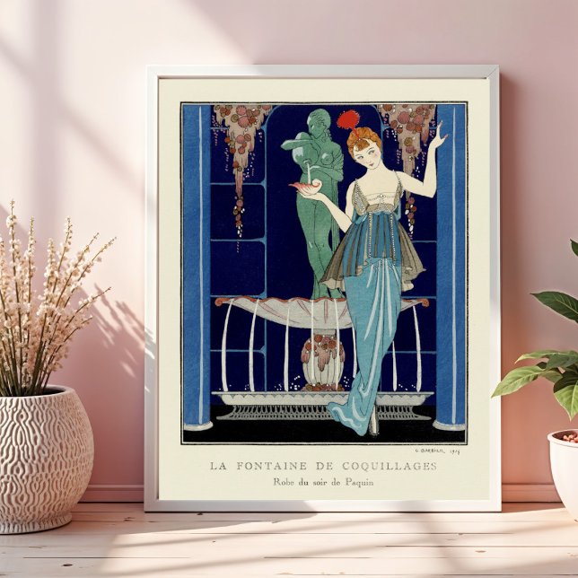 Póster Fuente de la Shell por George Barbier (Subido por el creador)