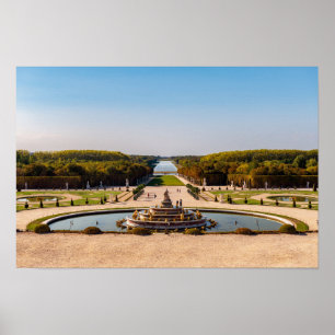 Póster Fuente de Latona y Gran Perspectiva, Versalles