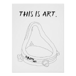 Póster Fuente de Marcel Duchamp R.Mutt 1917