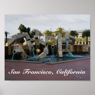 Póster Fuente de San Francisco Vaillancourt #2 Poster