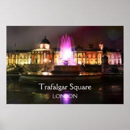 Póster Fuente de Trafalgar Square