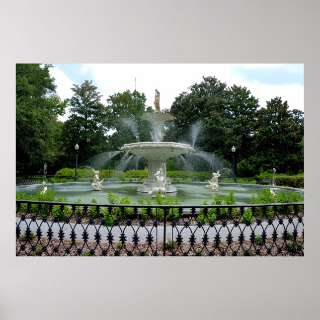 Póster Fuente del Parque Forsyth (Frente)