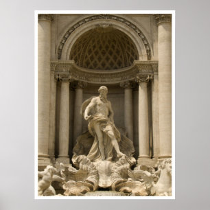 Póster Fuente del Trevi, Roma