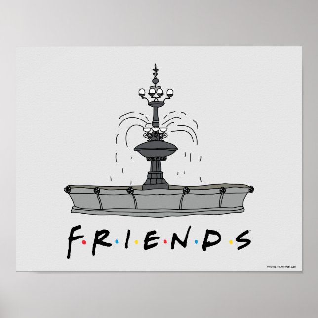 Póster Fuente FRIENDS™ (Frente)