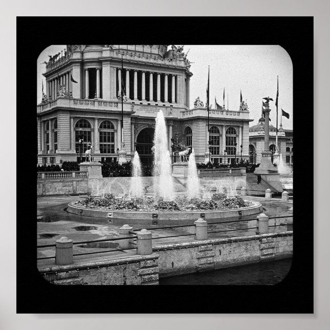 Póster Fuente leal-eléctrica de poster-mundo (Frente)