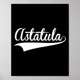 Póster Fuente Retro Vintage Astatula para Vender