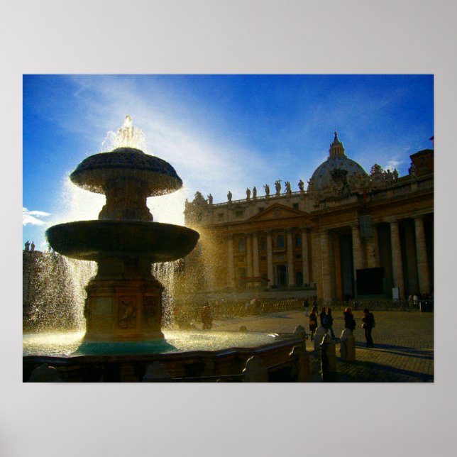Póster fuente vaticana (Frente)