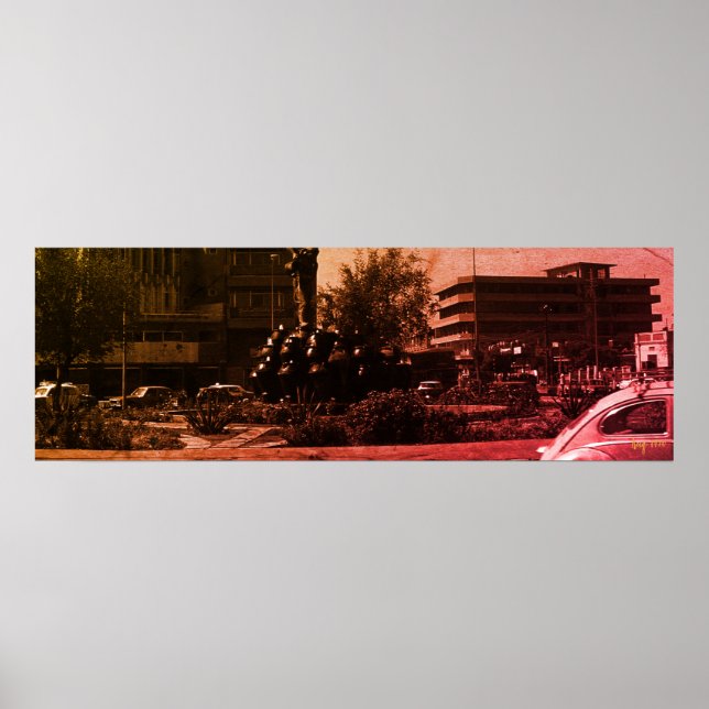 Póster Fuente vintage de Bagdad Irak (Frente)