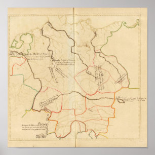 Póster Fuentes de ríos alemanes