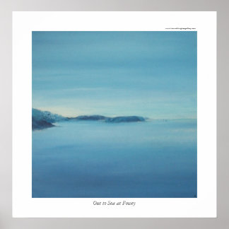Póster Fuera al mar en Fowey