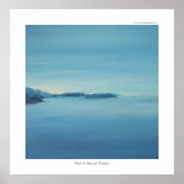 Póster Fuera al mar en Fowey (Frente)