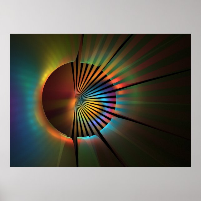 Póster "Fuera de la esquina de mi ojo" (Frente)