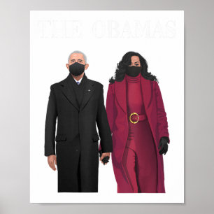 Póster Fuera De Temporada Feminismo Michelle Y Barack Oba