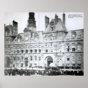 Póster Fuera del hotel de Ville