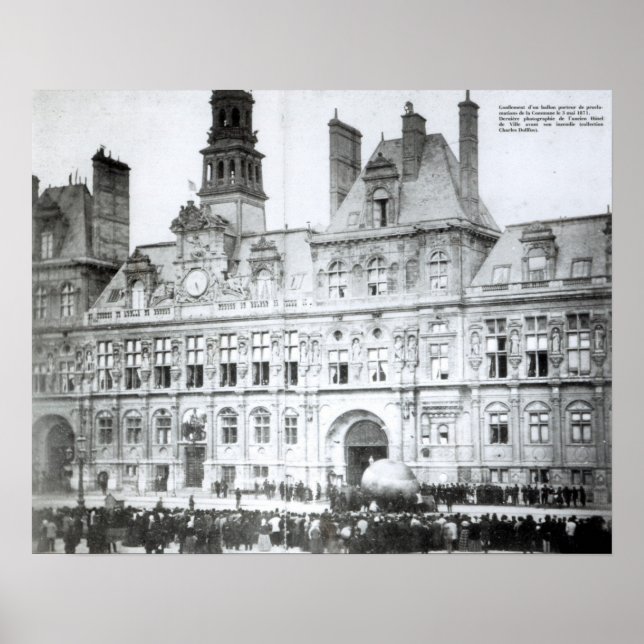 Póster Fuera del Hotel de Ville (Frente)