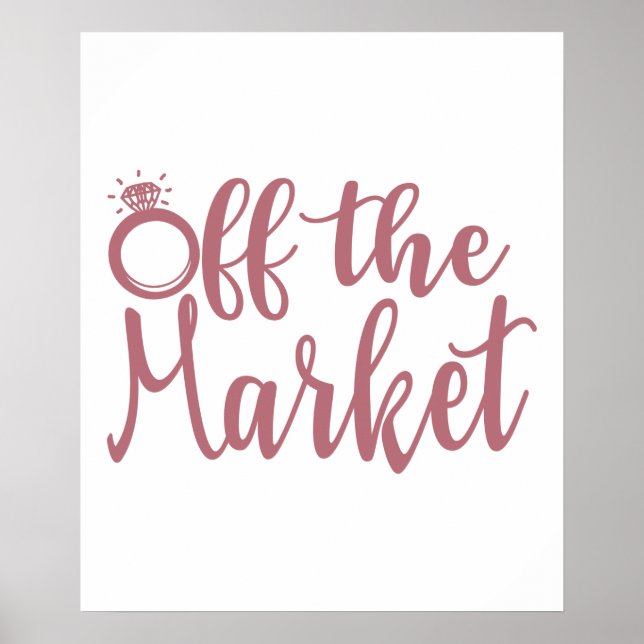 Póster Fuera del mercado - Boda de Novias de la Bachelore (Frente)